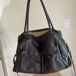 Brown leather Bottega Veneta handbag